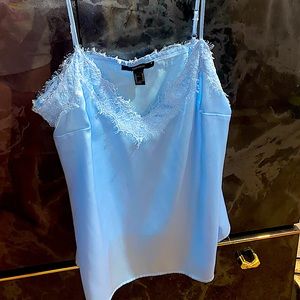 Light Blue Silk Cami